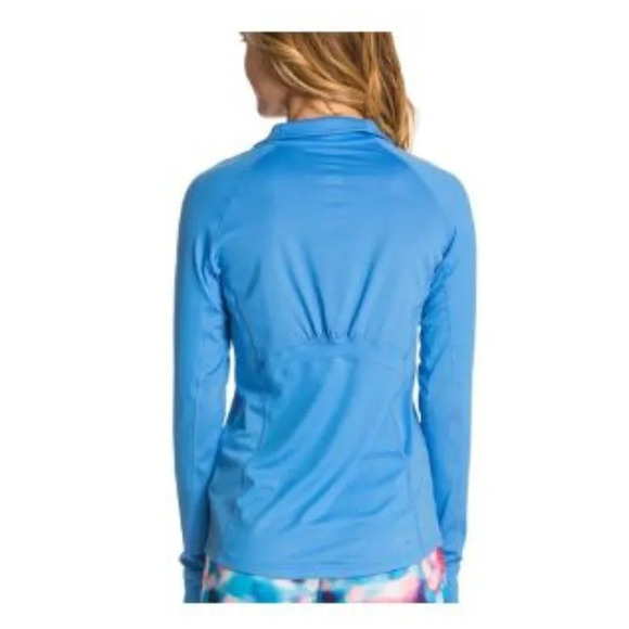 Adidas Women's Ultimate Running Half Zip Blue Size Medium - Picture 2 of 15
